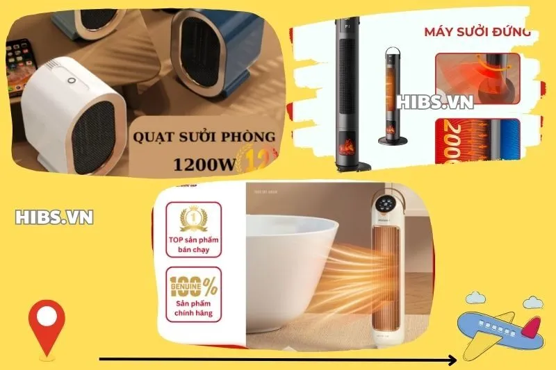 Top 5 nơi bán máy sưởi Yên Bái 